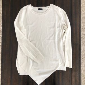 Asymmetrical Crew Neck Sweater